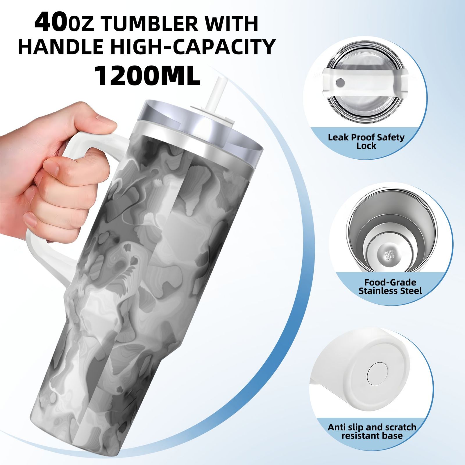 40OZ Ice Bully With Handle