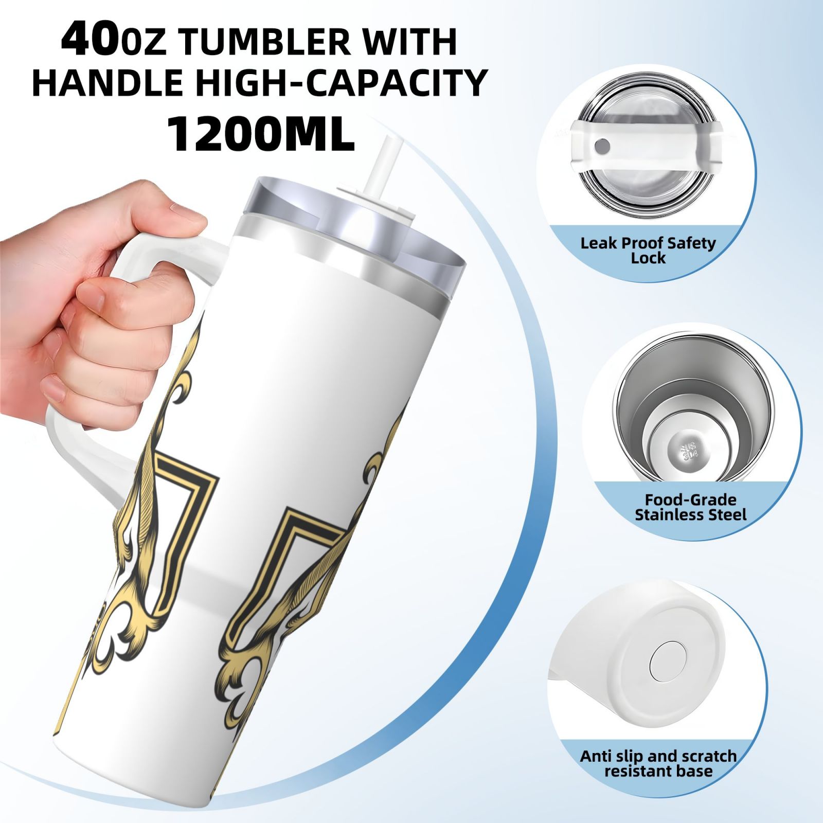 40OZ Ice Bully With Handle